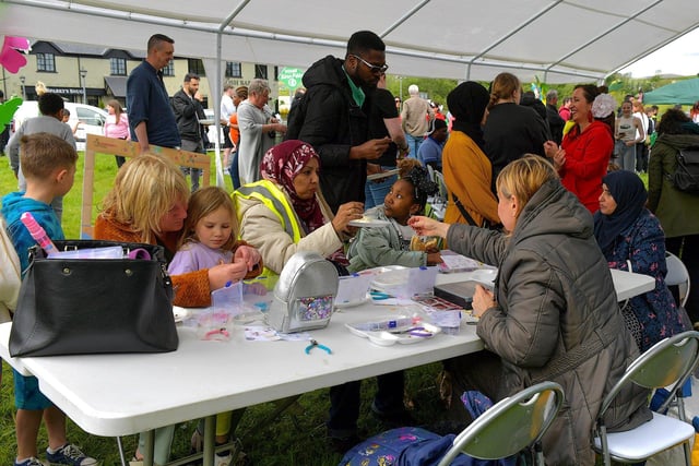 There were lots of activities for children at the NW Migrants Forum’s ‘Celebrate Family – Connect Communities’ fun day at Coshquin on Sunday afternoon last. Photo: George Sweeney.  DER2320GS – 21  