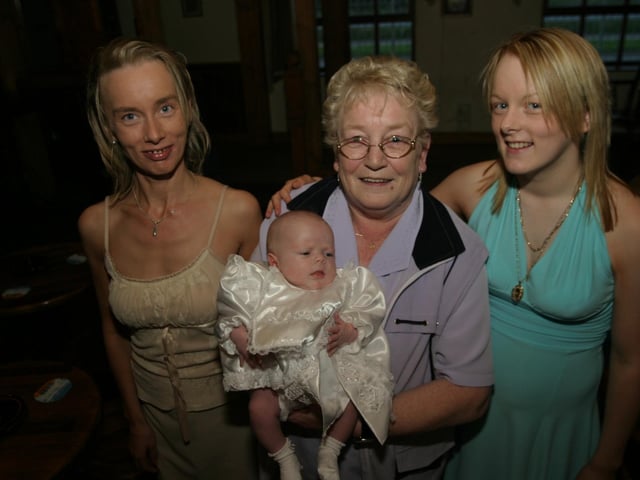 Emma Louise Moore's christening.