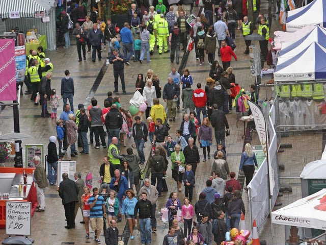 The markets at the Fleadh. DER3313JM090