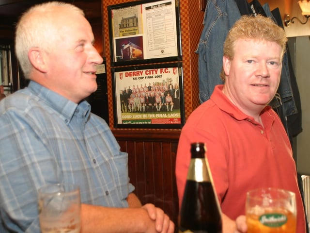 The Collon Bar on the Buncrana road back in 2004.