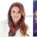 Roma Downey and the cover of her new book 'A Message in the Moon.'