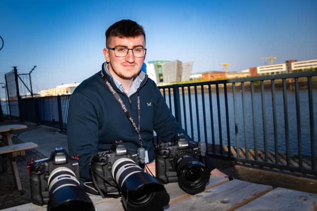 Aodhán Roberts works as a photographer and videographer with the Belfast Telegraph and Sunday Life