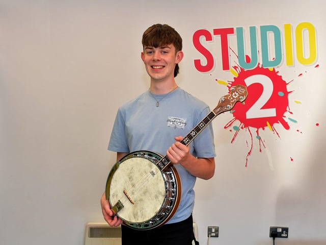 Dillion McLaughlin, CCE Baile na gCallieach, was among the prize winners for Bango dance tunes age 15-18 at the recent Fleadh Dhoire 2023 held in Dungiven . CCE Baile na gCallieach will represent County Doire in July at the Fleadh Uladh in Dromore, County Tyrone. Photo: George Sweeney. DER2324GS – 58