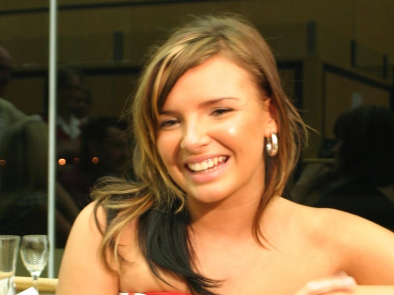 Derry people meeting Nadine Coyle and her family at the Lifford Races in October 2003