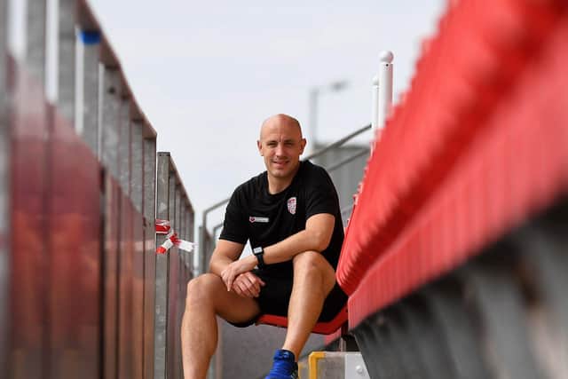 Derry City Technical Director Mark McChrystal pictured in the Brandywell Stadium. Photograph: George Sweeney