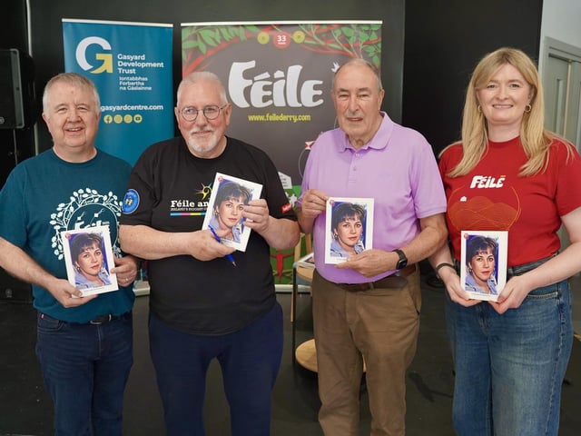 The launch of ‘Siobhán O’Hanlon – A Sound Woman’ by Richard McAuley at the Gasyard Centre.