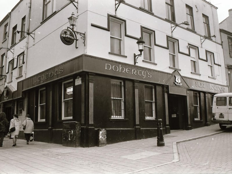 Doherty's bar beside Castle Gate in Derry city centre.