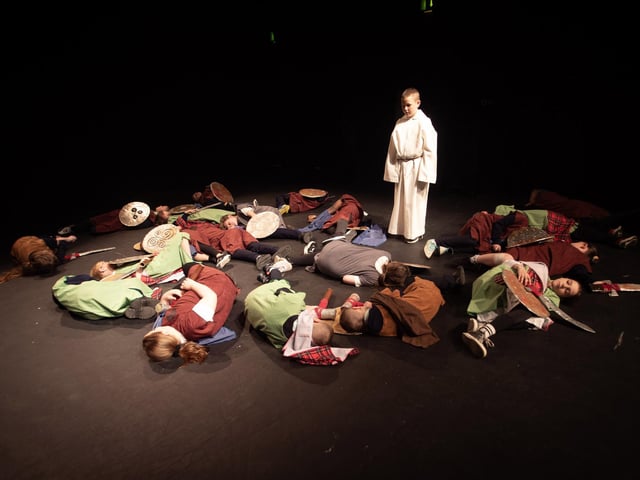 A scene from the play