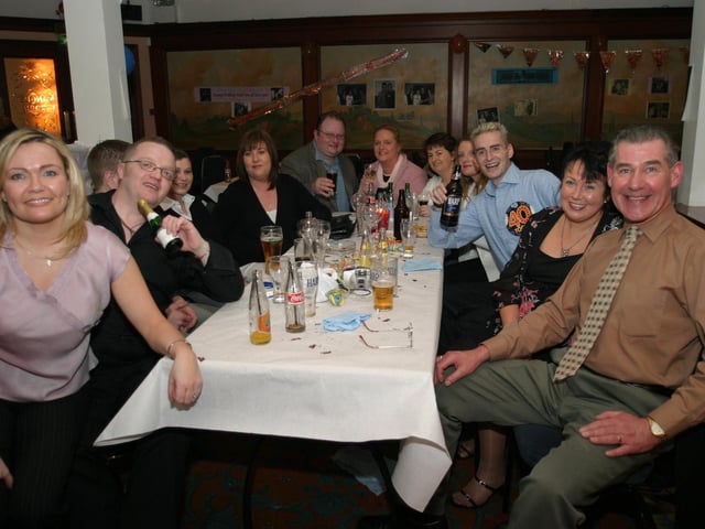 Party celebrations back in 2004: Paul Rooney.