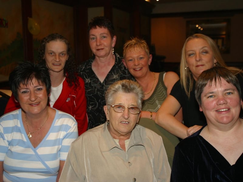 Lorraine Hamilton's 40th birthday back in 2004.