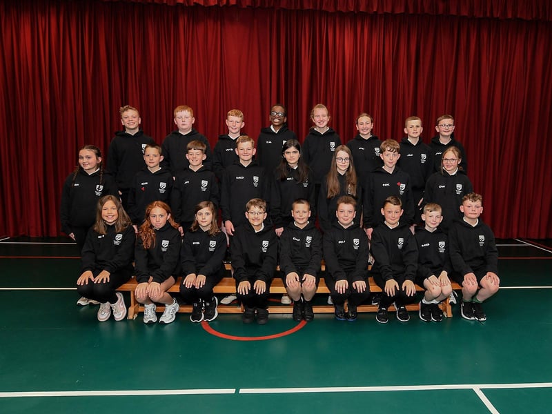 Mrs Bratton’s P7 class at Drumahoe Primary School.