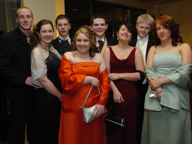 Included, from left, are Alan Duddy, Rebecca Burns, Alan Kilgore, Caroline Irwin, Ryan Kelly, Marie Tester, Jonathon Bryce and Rachel Thompson (2702A15) : .