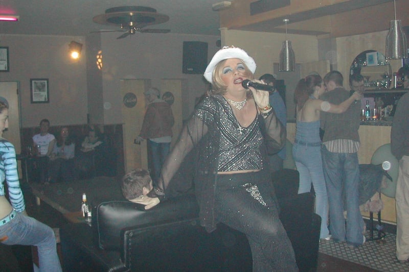 A night out at Pepes back in February 2003.