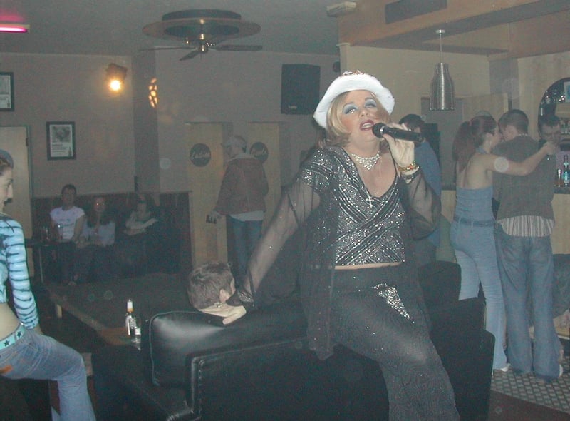 A night out at Pepes back in February 2003.
