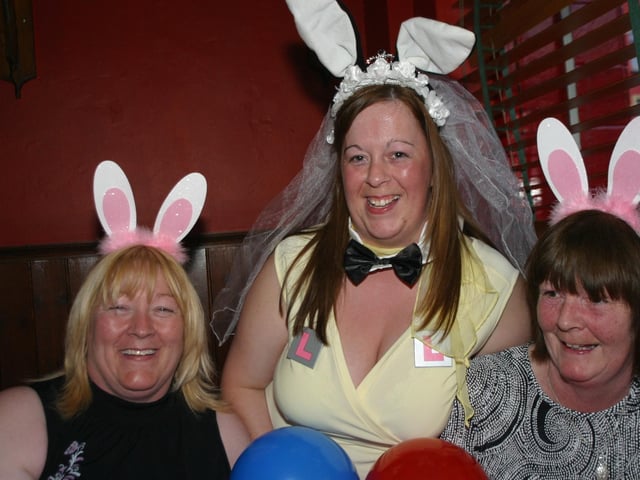 Party celebrations back in April 2004.
