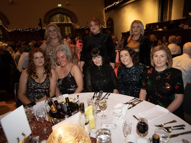 Mayor of Derry City and Strabane District, Councillor Patricia Logue, hosted a sparkling Christmas Charity Ball on Friday evening in the Guildhall. The event was held in aid of the Mayor’s chosen charities, the Foyle Hospice and the Ryan McBride Foundation, and she extended her thanks to all who attended and donated to the two causes.