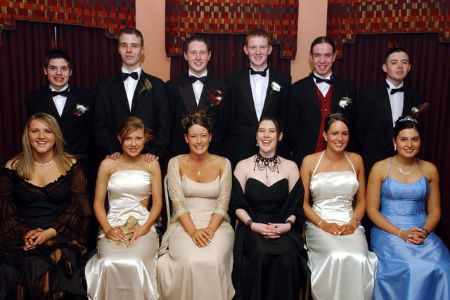 Front, from left, are Siofra O'Flaherty, Elaine Harley, Angela Bradley, Nina Roddy, Michelle McLaughlin and Louise McCallion. Back, from left, are Liam McColgan, David Murphy, John Gallagher, William O'Connor, Cahir McLaughlin and Maran Lowry. (1401C13)