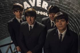 the band – Mark Bloor (John), Steven Howard (Paul), Craig McGown (George) and Brian Ambrose (Ringo).
