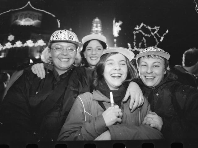 Millennium celebrations in Derry city centre.