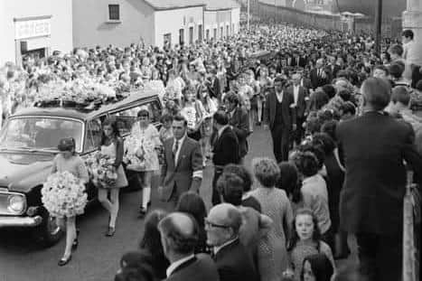 Hundreds of people - including many of her friends from school and the Bogside - turned out for Annette’s funeral in 1971.