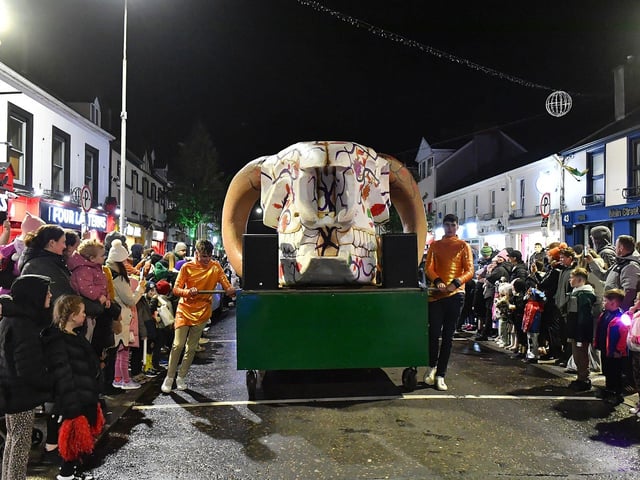 Halloween Parade in Buncrana on Sunday evening. Photograph: George Sweeney
