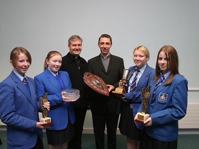 Derry and Donegal secondary school pupils in October 2003