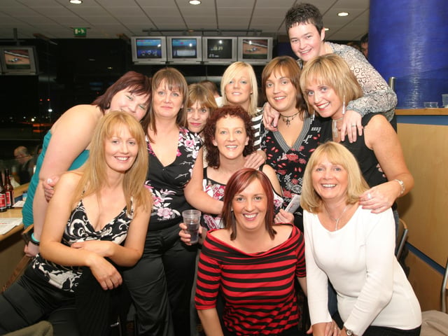 A night out at the Lifford Races in October 2003