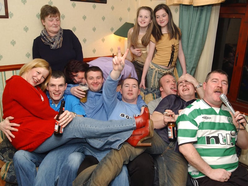 Kevin Boyle celebrated his 21st birthday at home with his mum and dad Anne and Michael and family and friends.