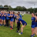 HAPPIER TIMES: Steelstown Ladies pictured after winning the Derry Intermediate title.