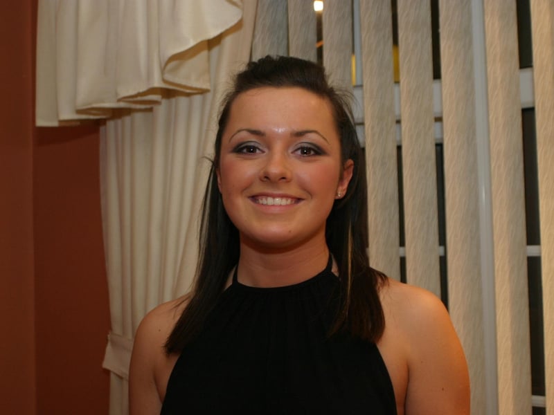 Celebrations back in 2004: Amy Crossan.