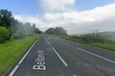 The Beltany Road stretch of the A5