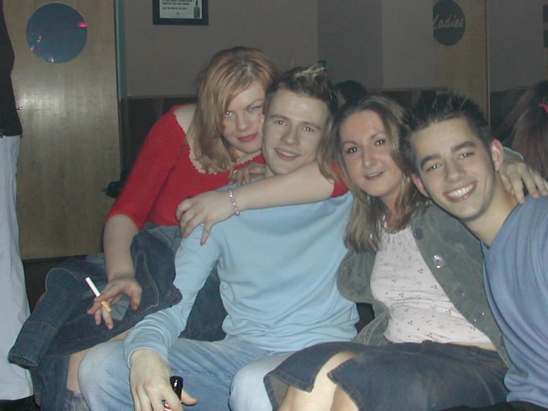 A night out at Pepes back in February 2003.