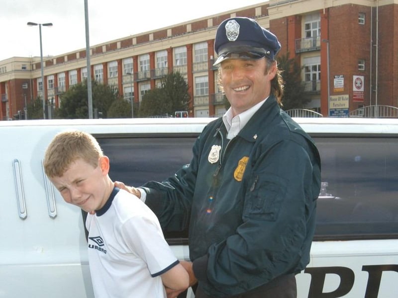 Lorcan Baker getting arrested for his birthday.
