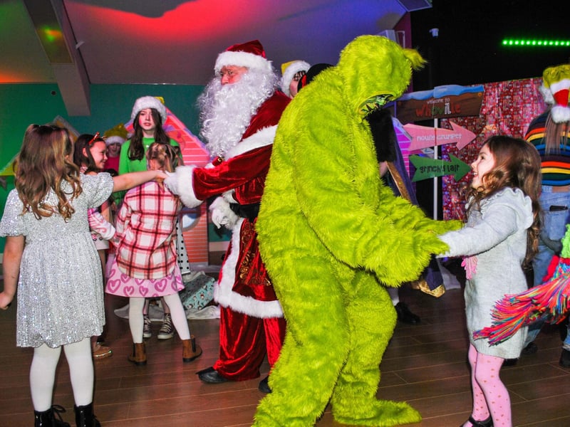'Twas the week before Christmas' in Studio 2 in Derry with the Grinch, Santa, Mrs Claus, Cindy Lou Who, the elves and a Christmas Fairy.