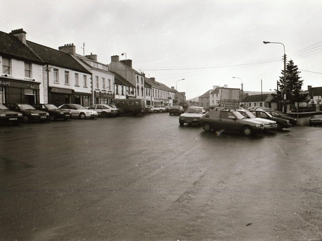Shops in Carndonagh in 1995.