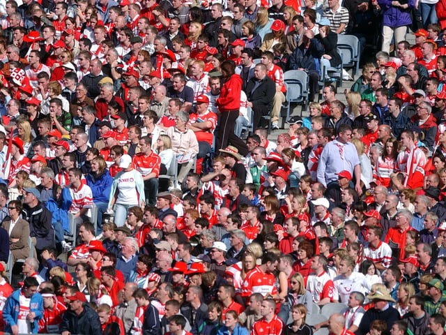 A section of the large crowd at Croke Park. (3108A31)