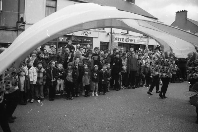 The St. Patrick's Day parade in Buncrana in 1998.