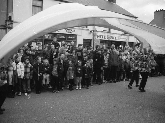 The St. Patrick's Day parade in Buncrana in 1998.