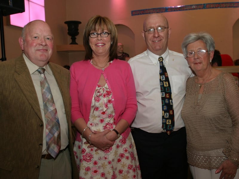 Noel and Sharon Ramsey celebrating together.