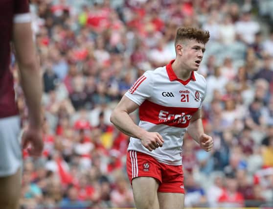 Derry's Lachlan Murray will be assessed ahead of Wednesday's U20 Ulster Championship opener. Picture Margaret McLaughlin