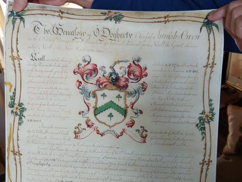 The Ó Dogherty genealogy.