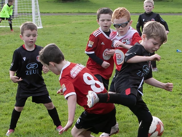 Action from Saturday's 2017s Sean O'Kane Memorial Cup at St. Joseph's Boys School.
