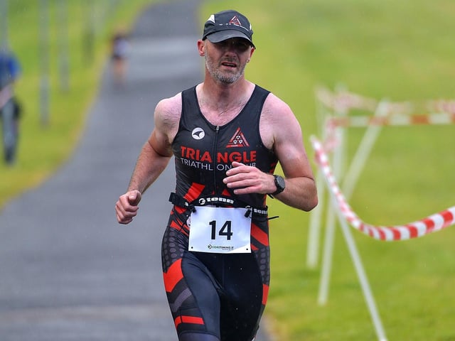 Kieran Cooke, Triangle Triathlon Club. Photo: George Sweeney