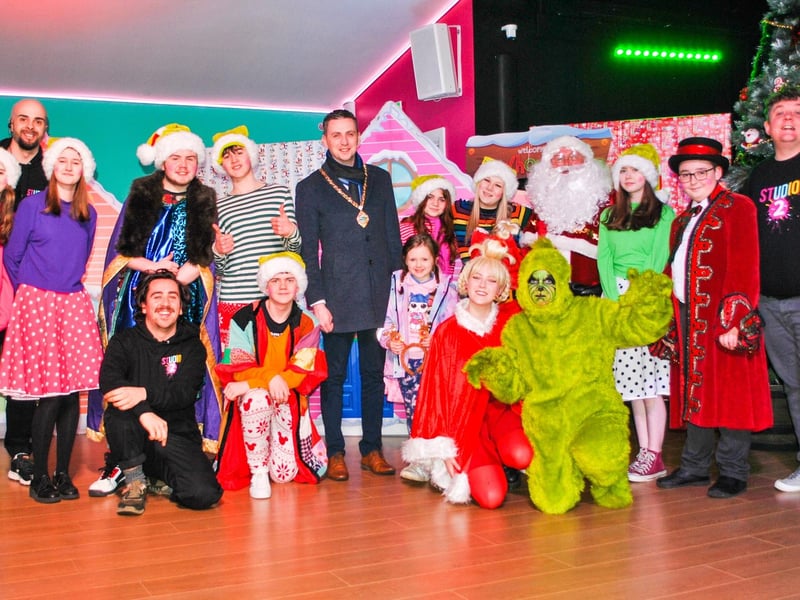 'Twas the week before Christmas' in Studio 2 in Derry with the Grinch, Santa, Mrs Claus, Cindy Lou Who, the elves and a Christmas Fairy.
