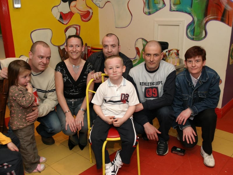 Jamie Devine party pics from 20 years ago.