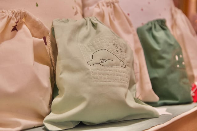 Lisa McLaughlin's boey + becci products on display in the Guildhall.