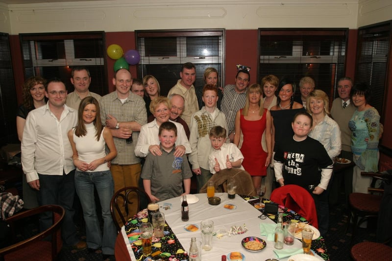 Party celebrations back in 2004: Jacqueline and Adrian Melaugh