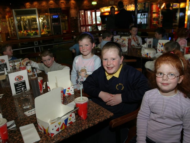 Party celebrations back in April 2004.