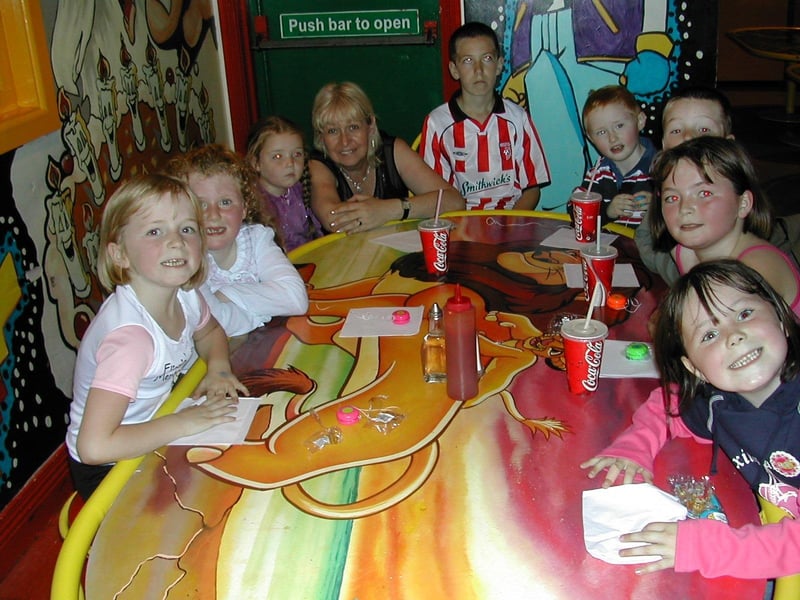 Derry people partying in September 2003