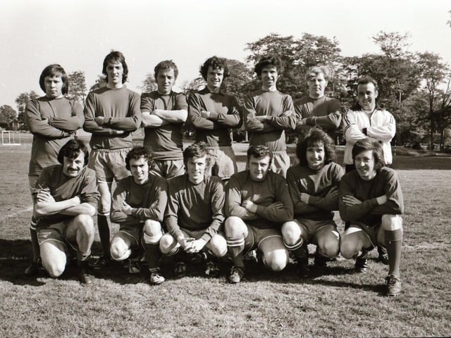 Footballers back in 1975.
